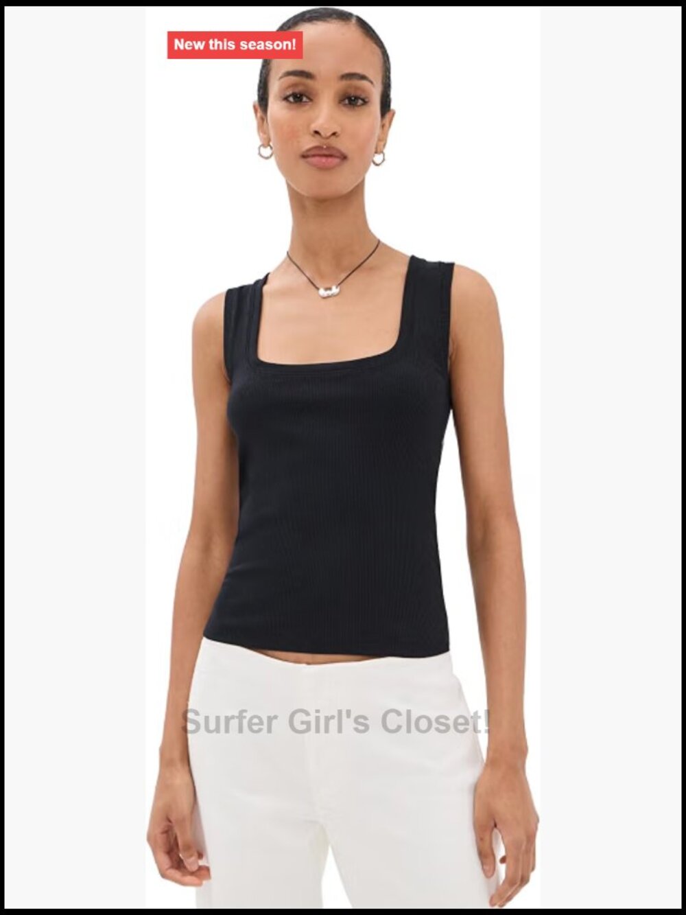 Rails Bobbie Square Neck Sleeveless Tank